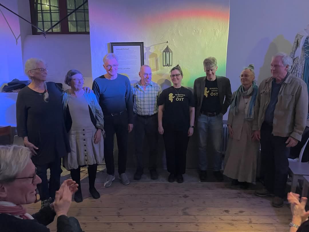 Deltagare i källarstugan under Kulturnatt 2024